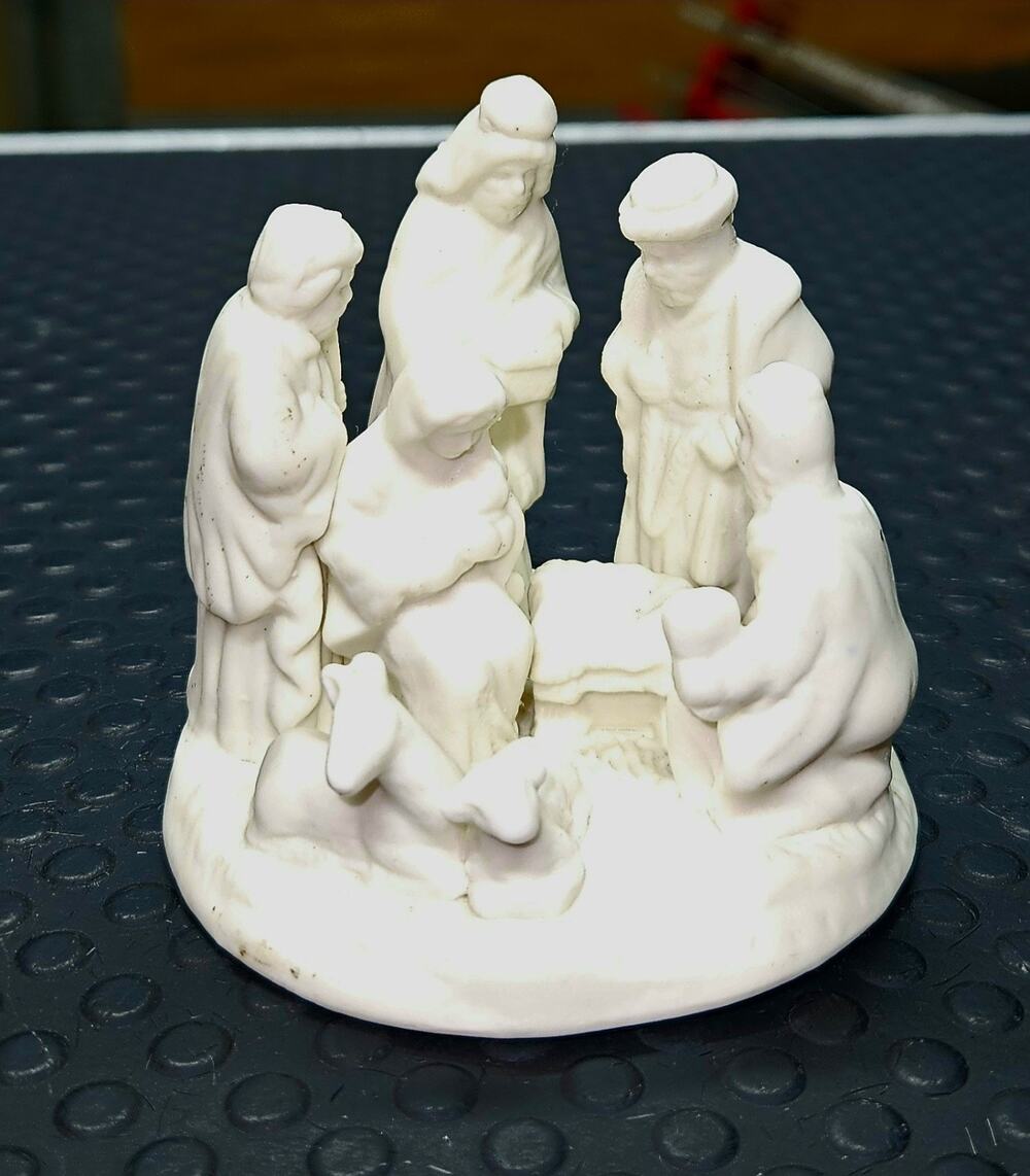Vintage Ceramic Nativity Scene